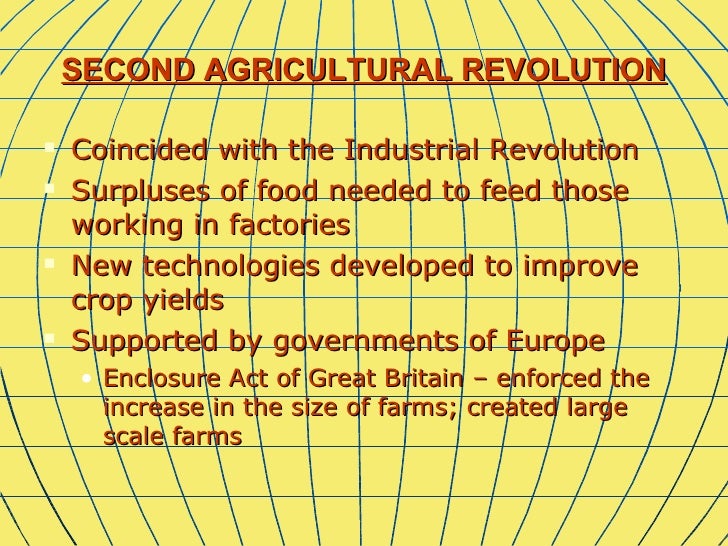 Intro to agriculture