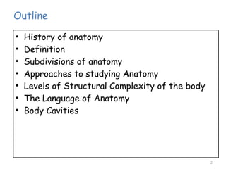 Intro to anatomy.pptx123548303893404848493 | PPTX