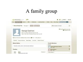 A family group
 