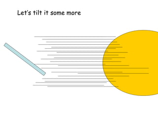 Let’s tilt it some more
 