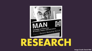 TWO CLASSES COMBINED INTO ONE
RESEARCH Image Credit: David Wild
 