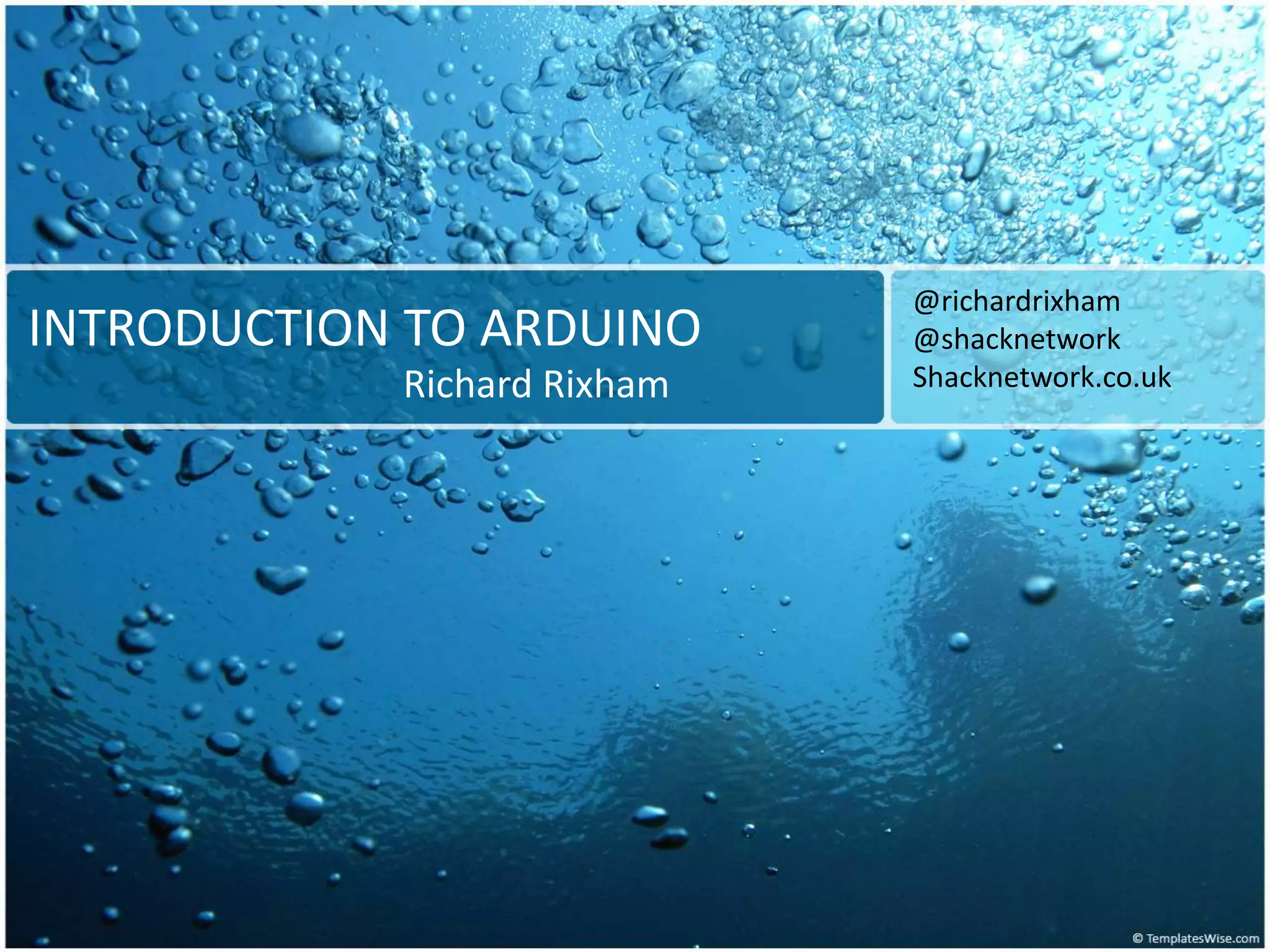 Introduction to Arduino | PPT