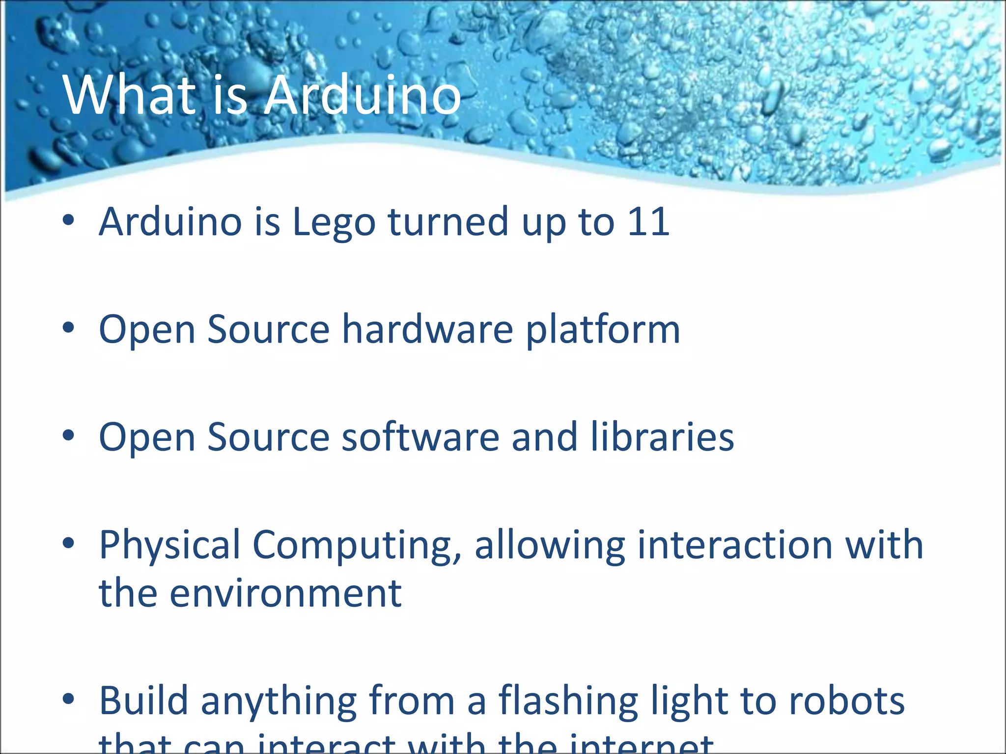 Introduction to Arduino | PPT