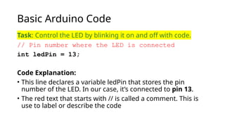 Introduction to Arduino focuses on how arduino can be learned easily | PPT