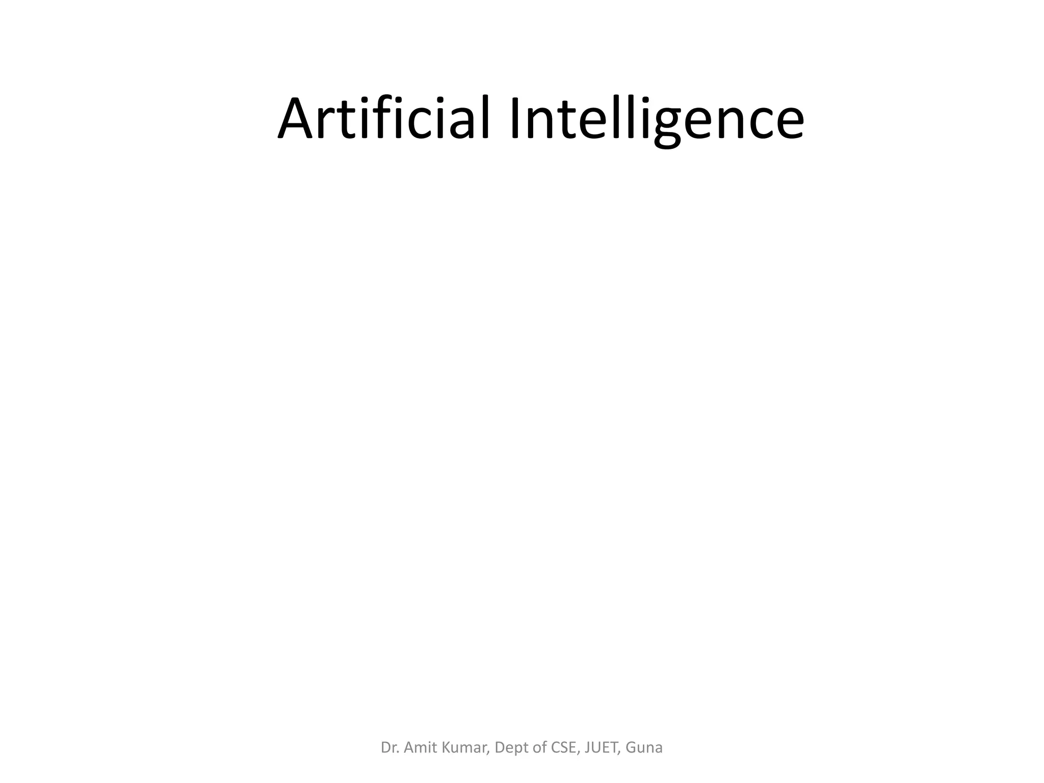 Intro to artificial intelligence | PPT