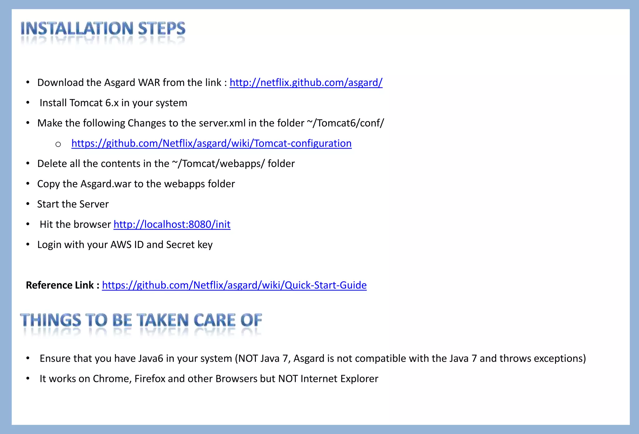 Author : Pritiman Panda Intro to Asgard
Asgard - Landscape
Business
Application
 