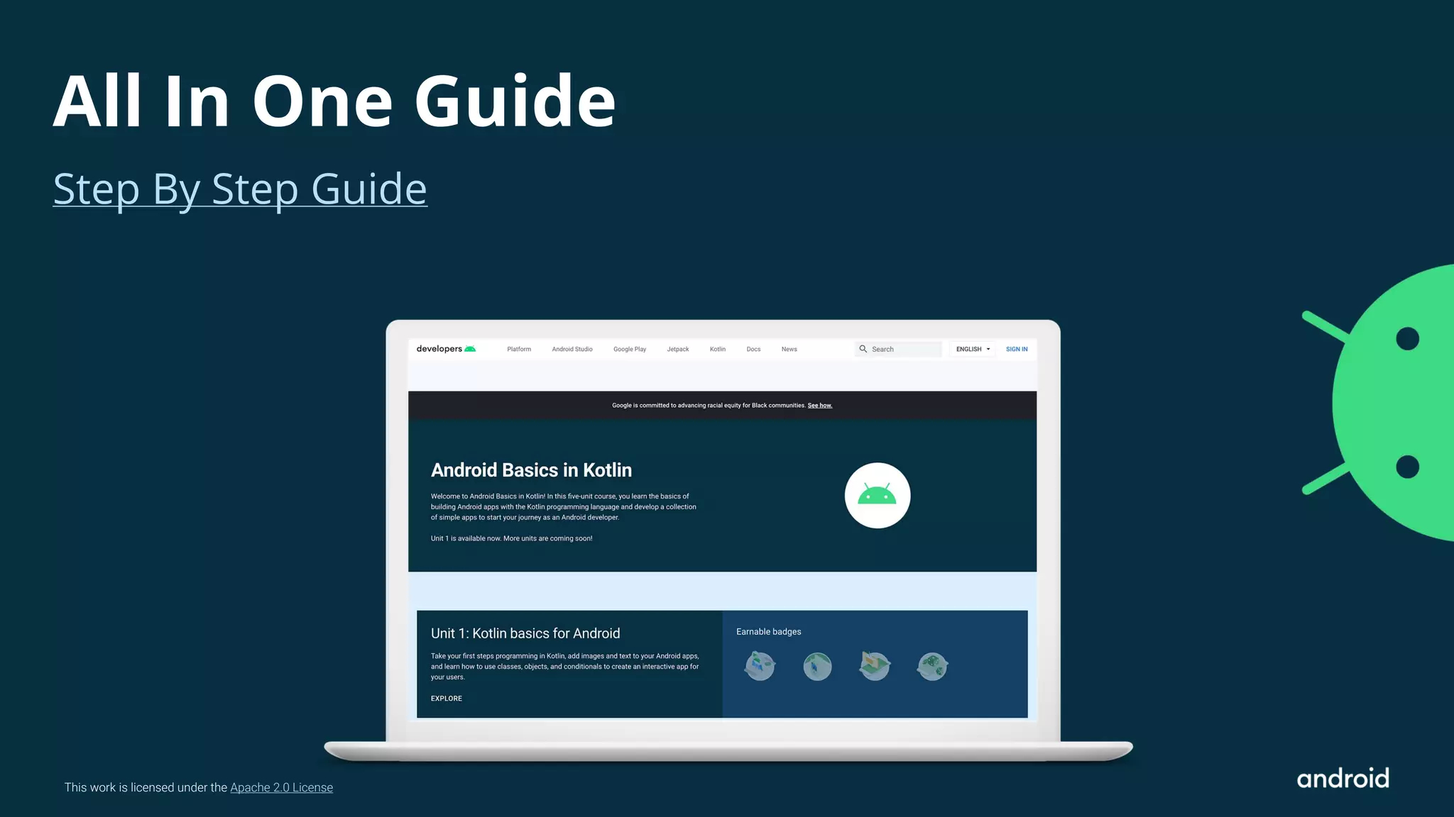 This work is licensed under the Apache 2.0 License All In One Guide Step By Step Guide 