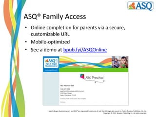 An Introduction to ASQ-3 | PPTX