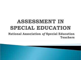 National Association  of  Special Education Teachers 