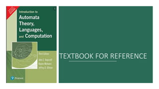 TEXTBOOK FOR REFERENCE
 