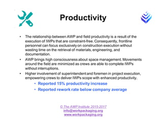 Advanced Work Packaging Overview | PDF