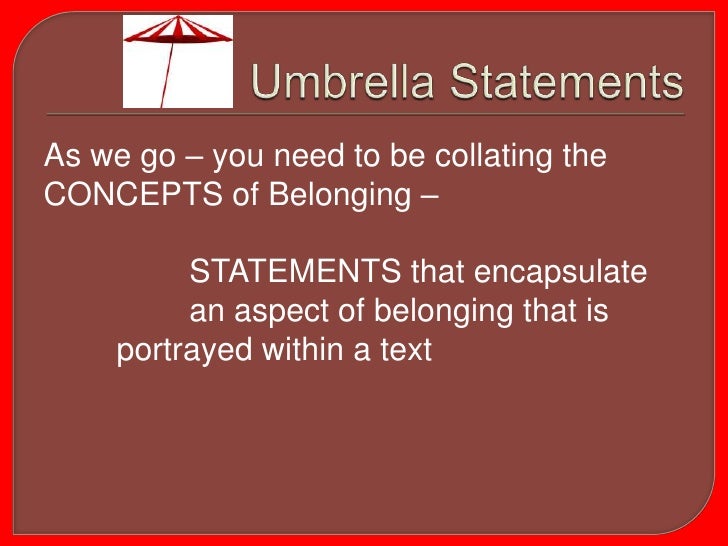 Belonging essay introduction