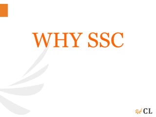 WHY SSC
 