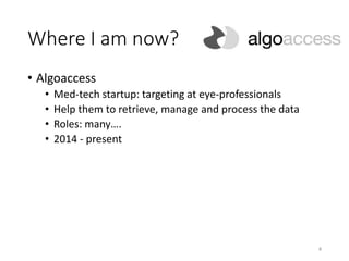 Where I started from?
• Innova Technology
• Anti-loss BLE tags with
companion phone app
• “Protags”
• Android Dev
• 2013 – 2014
• Era before Android
officially supported BLE
• Fragmentation like you
have never seen
4
 