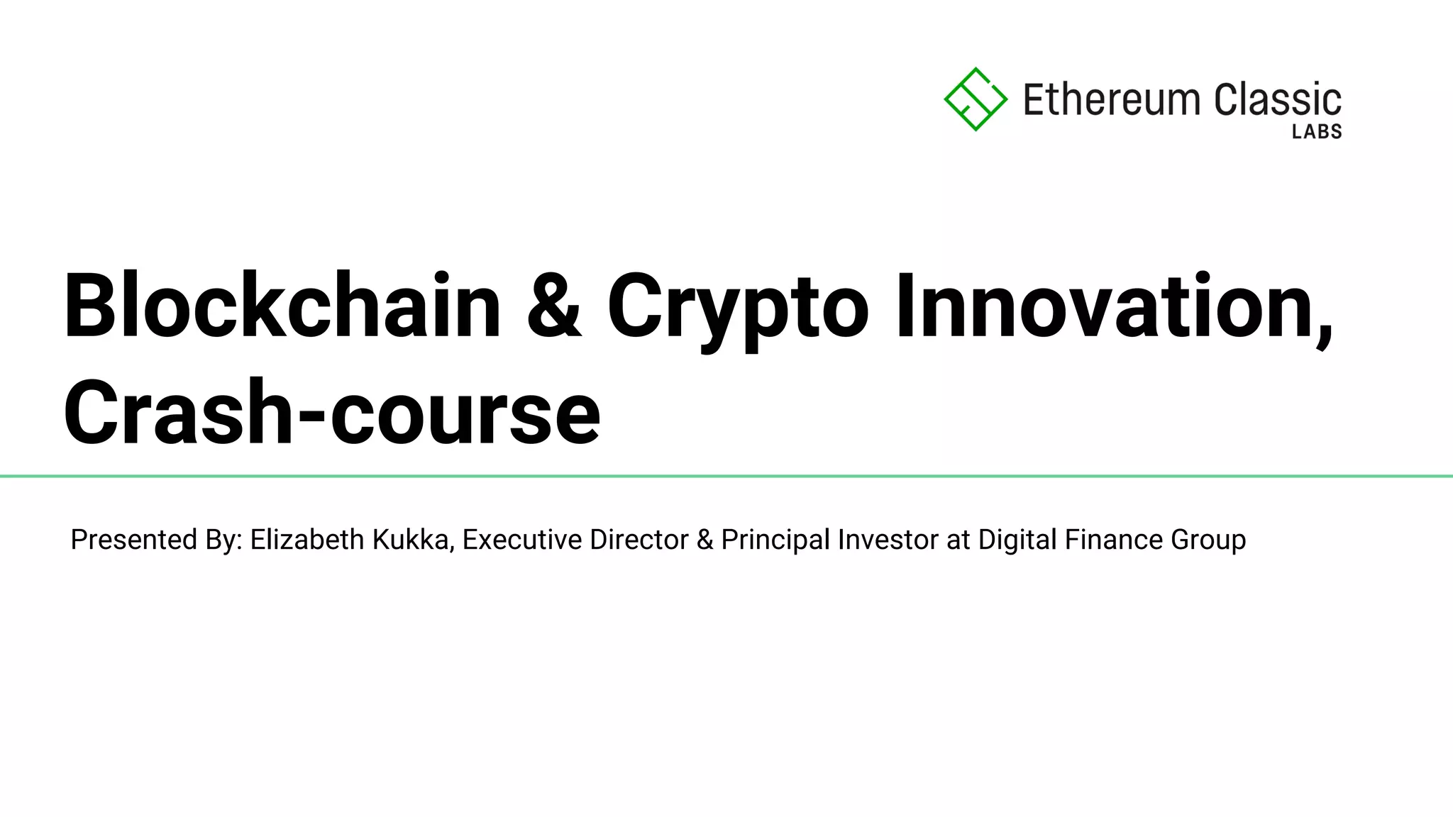 Blockchain & Crypto Innovation - Crash course | PDF