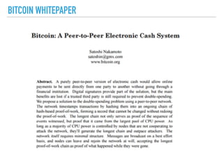 BITCOIN WHITEPAPER
 