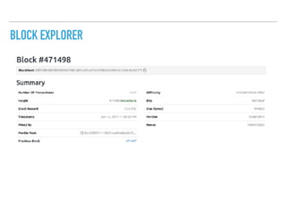 BLOCK EXPLORER
 