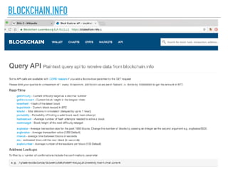 BLOCKCHAIN.INFO
 
