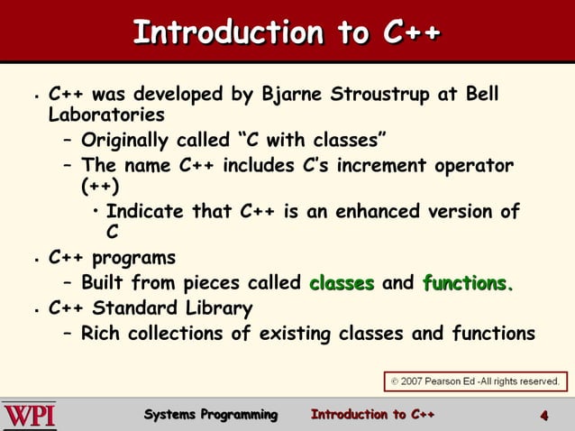 Intro to c++