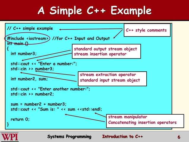Intro to c++