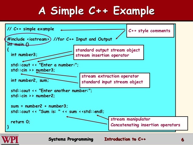 Intro to c++