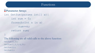 Intro to C# - part 2.pptx emerging technology | PPT