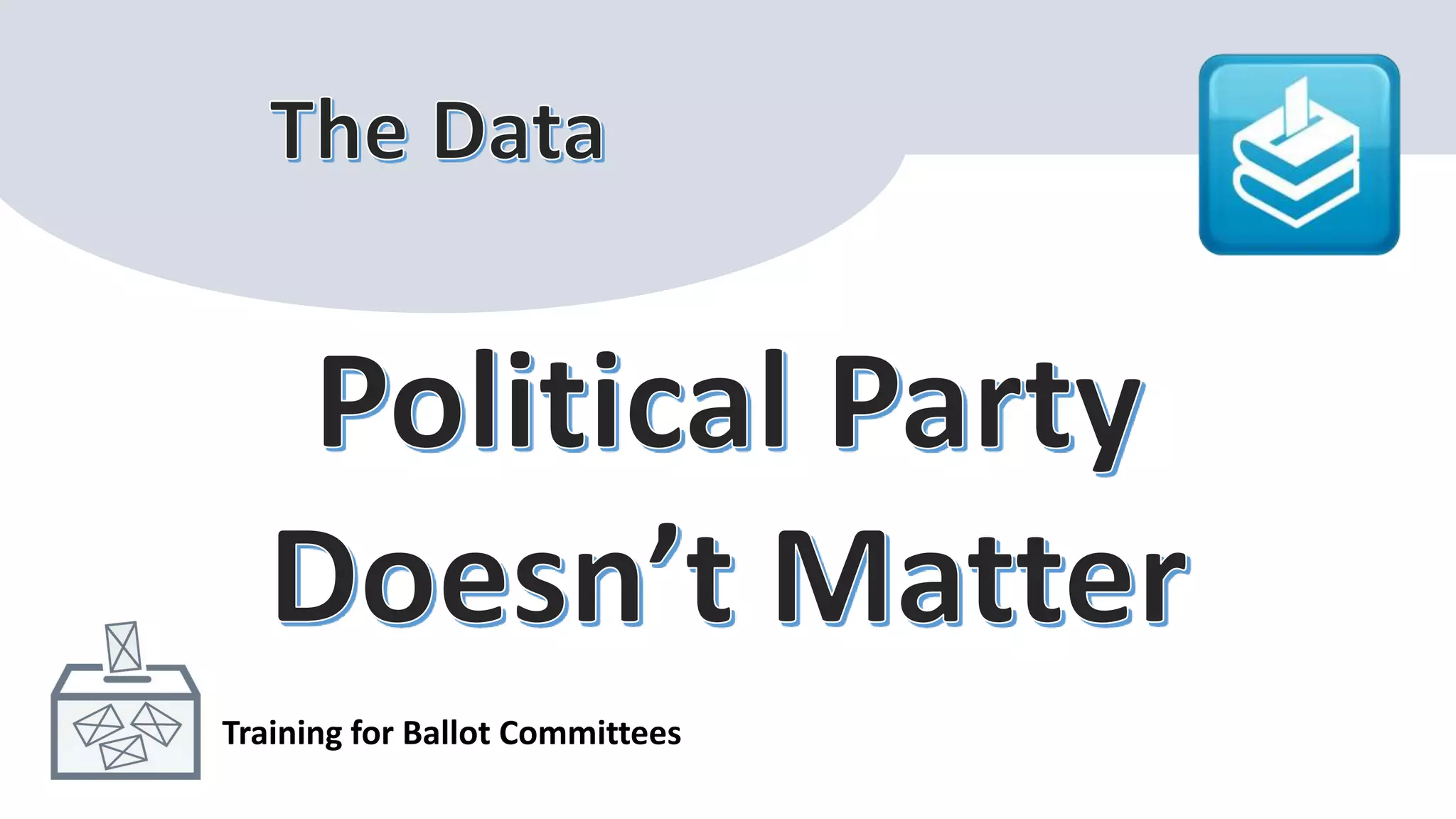 Training for Ballot Committees
 