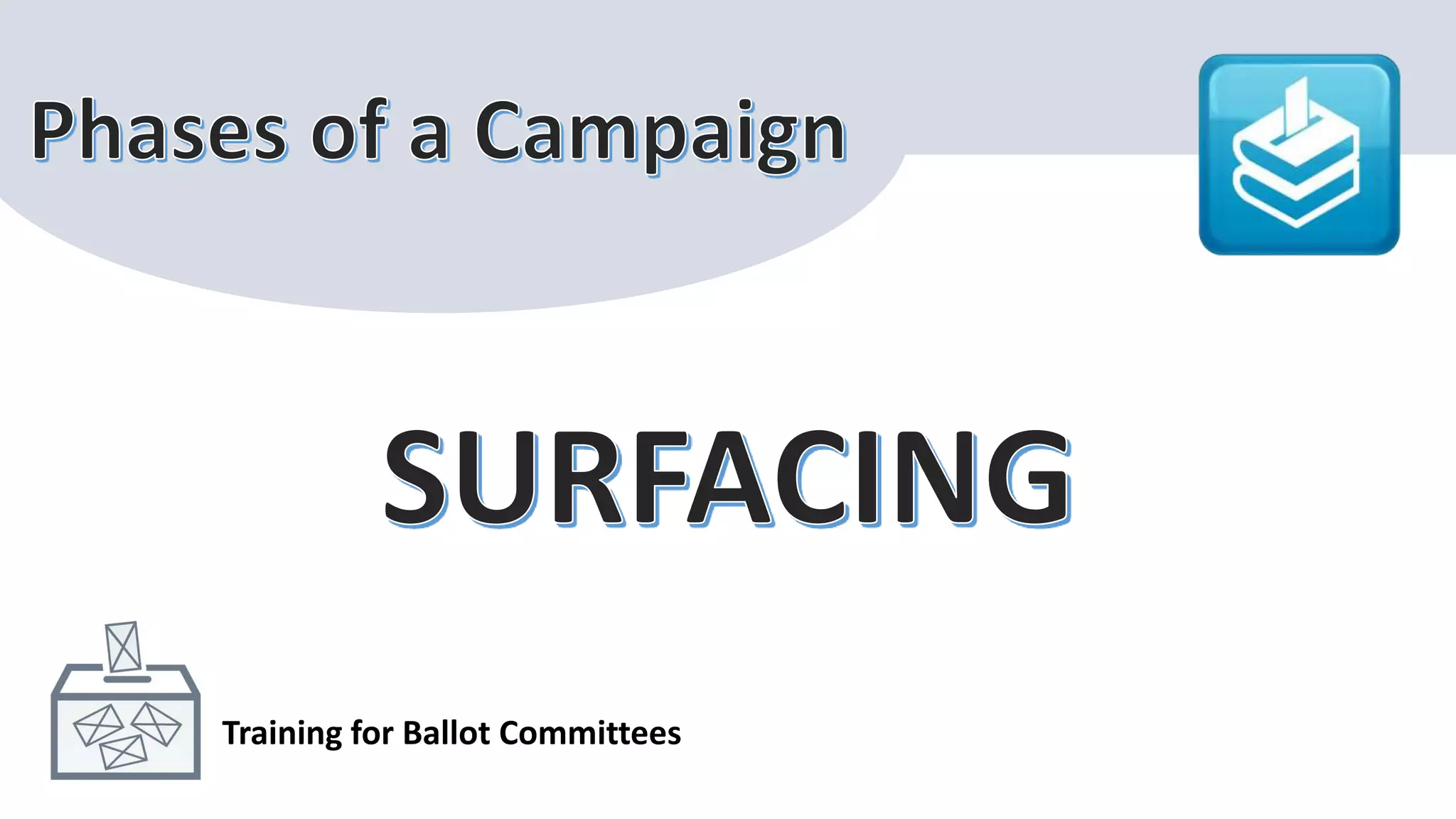 Training for Ballot Committees
 