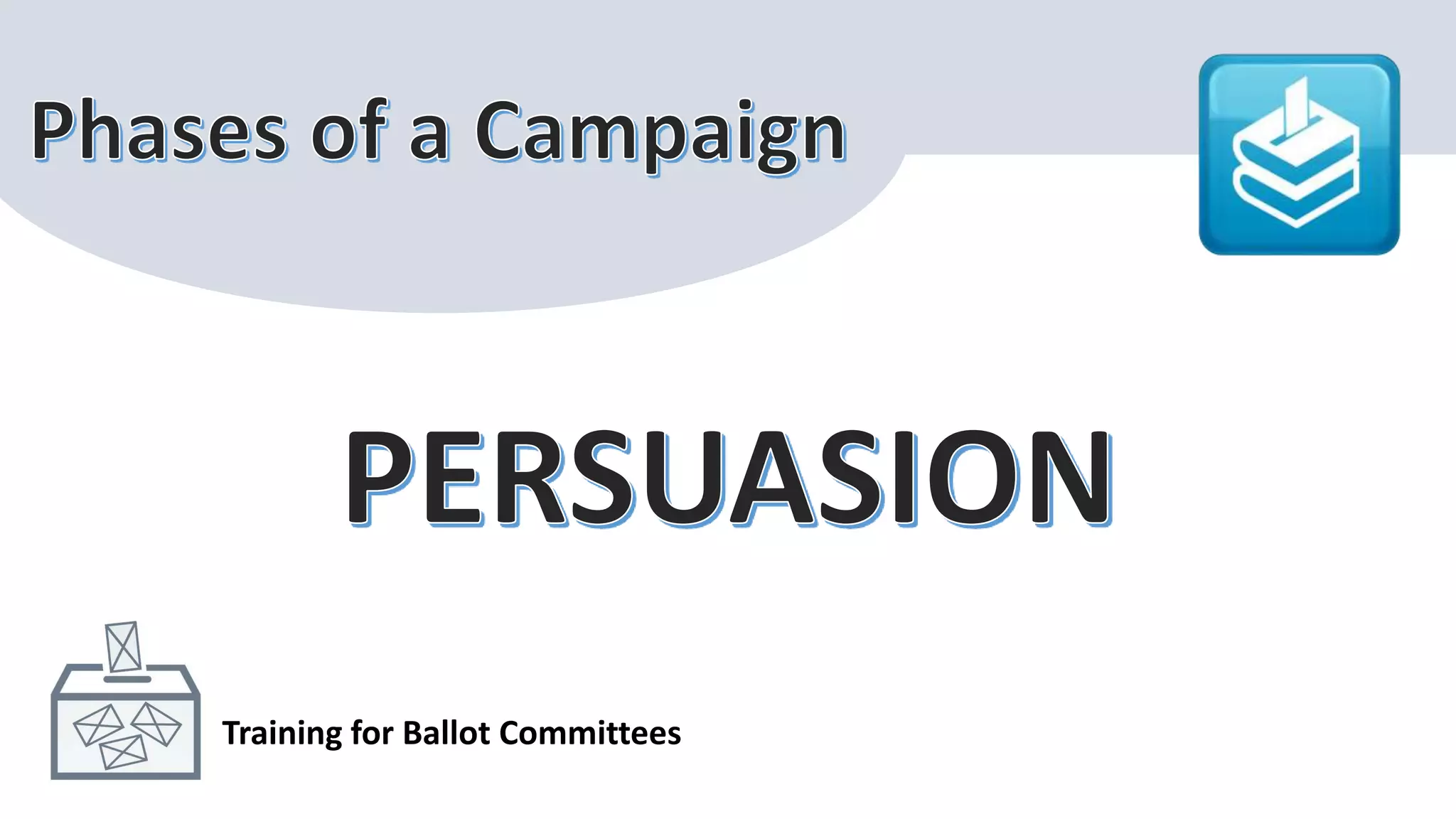 Training for Ballot Committees
 