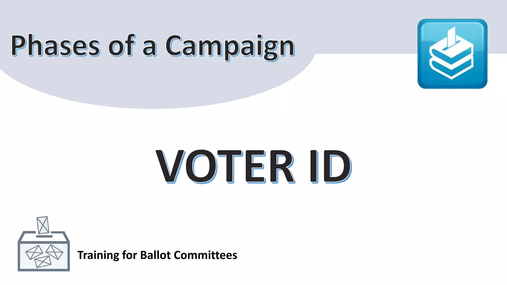 Training for Ballot Committees
 