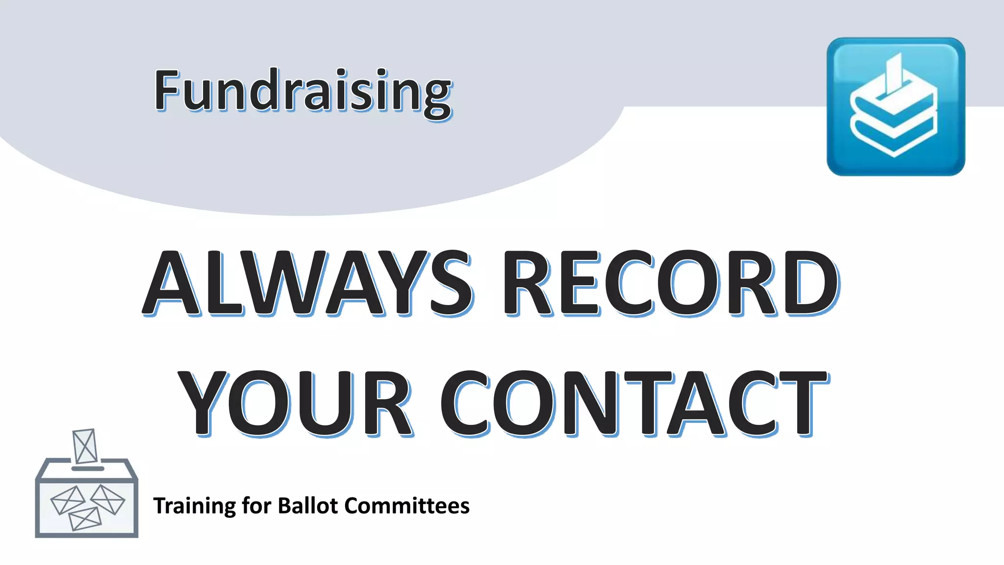 Training for Ballot Committees
 