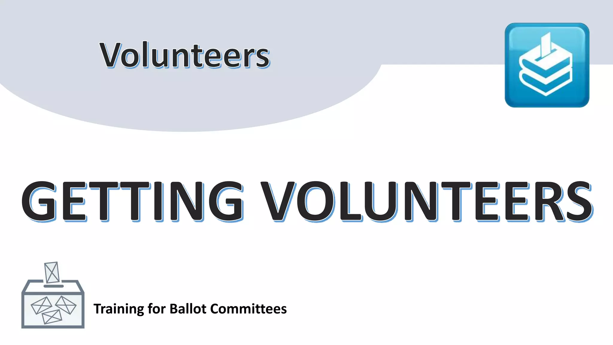 Training for Ballot Committees
 