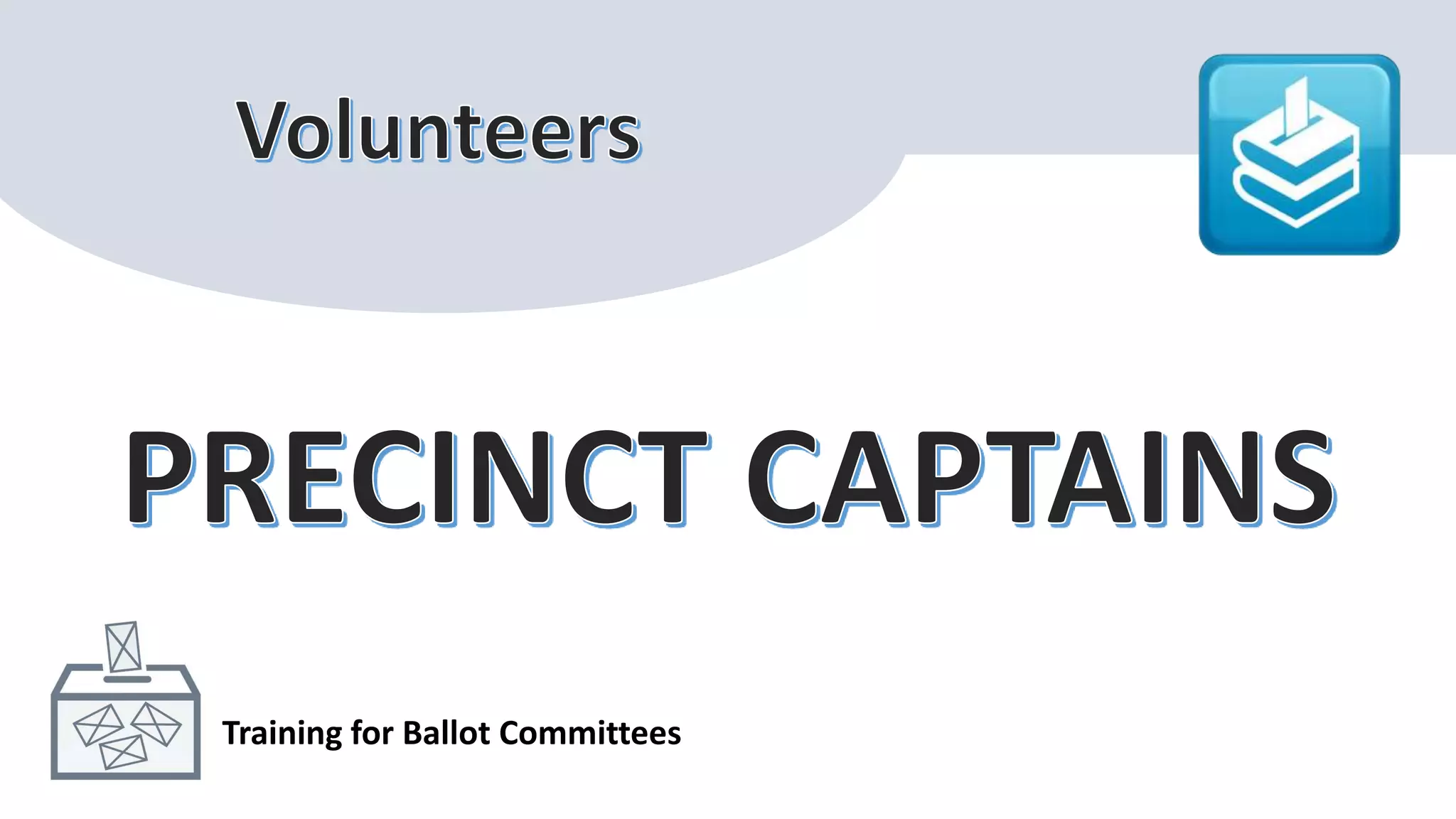 Training for Ballot Committees
 