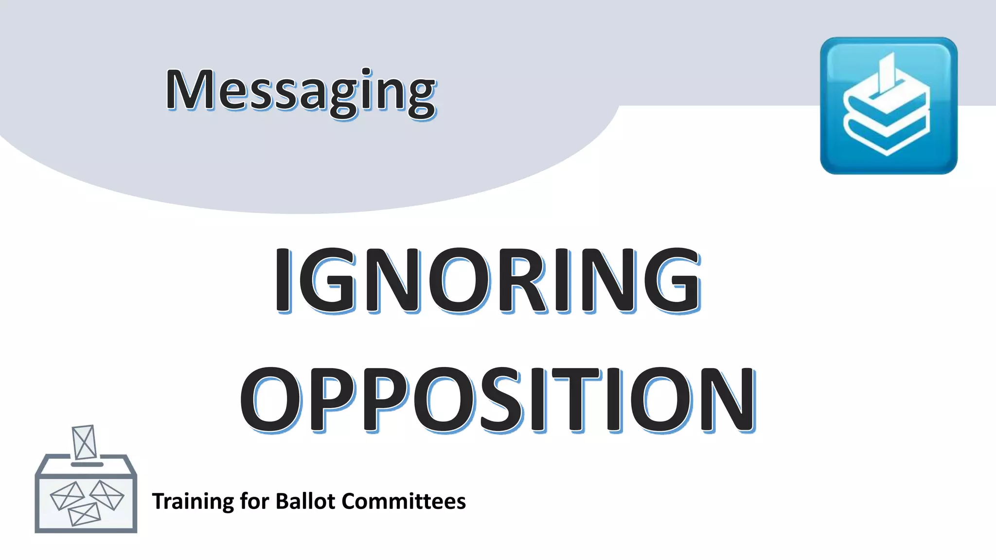 Training for Ballot Committees
 