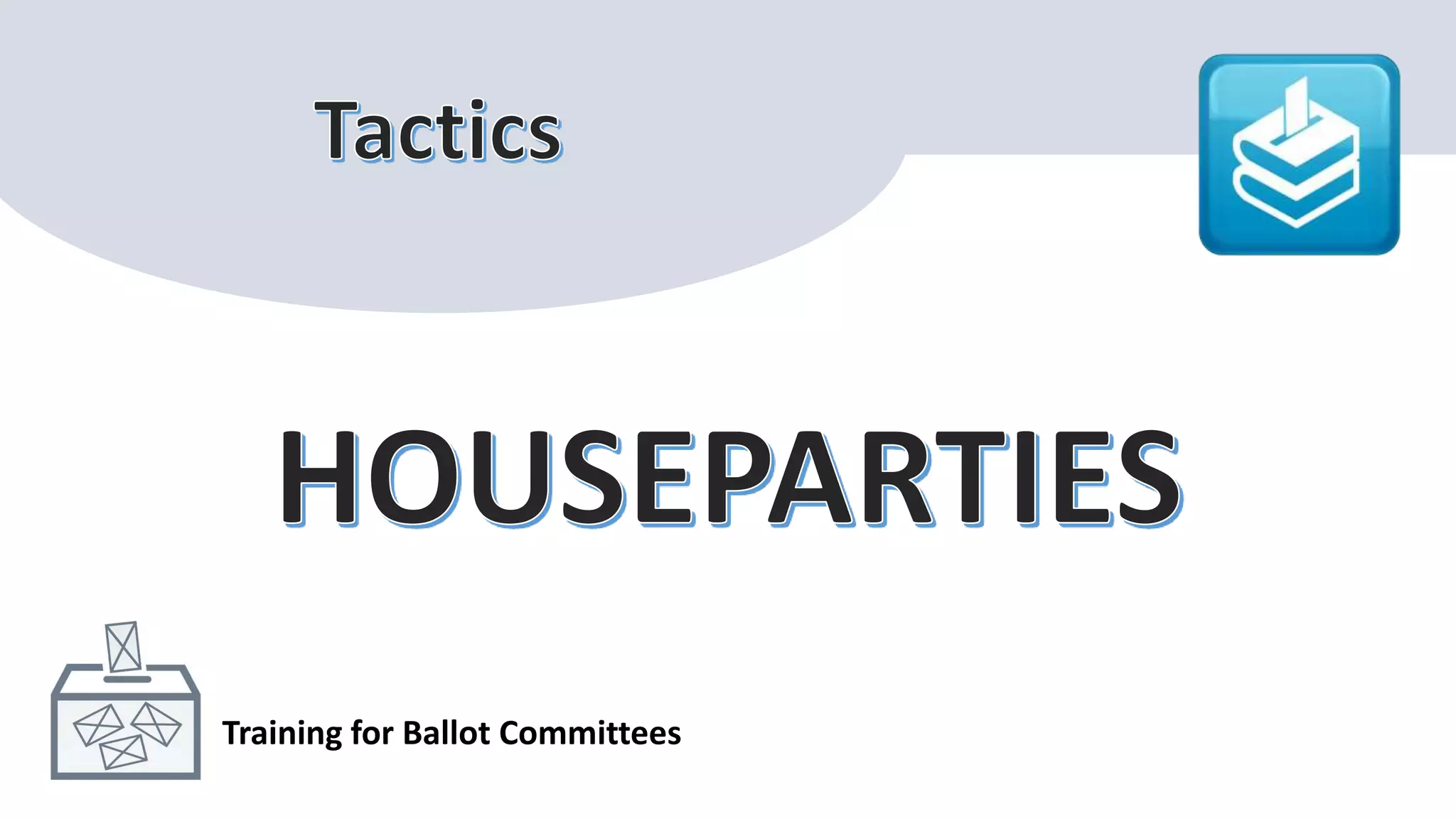 Training for Ballot Committees
 