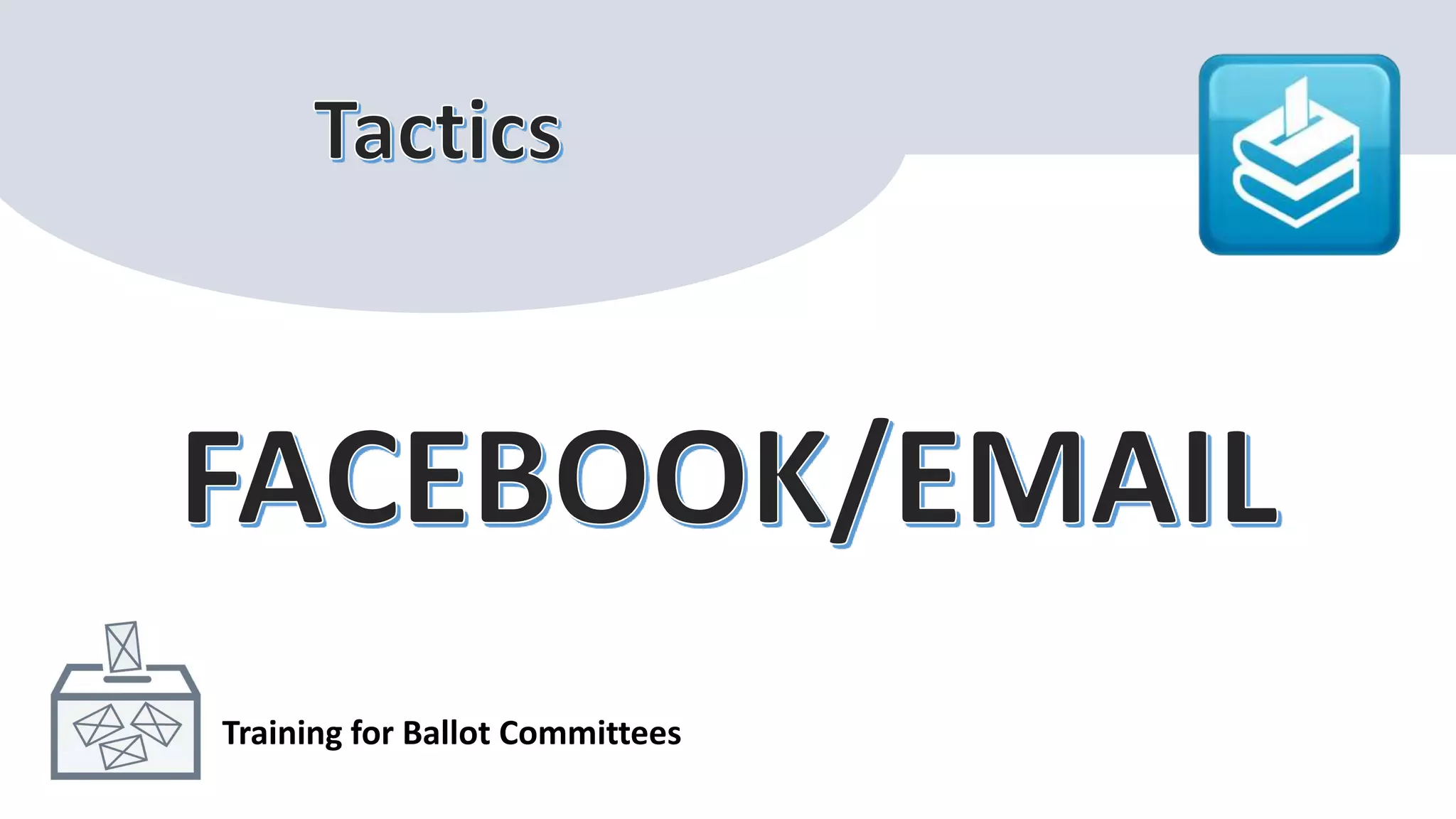 Training for Ballot Committees
 