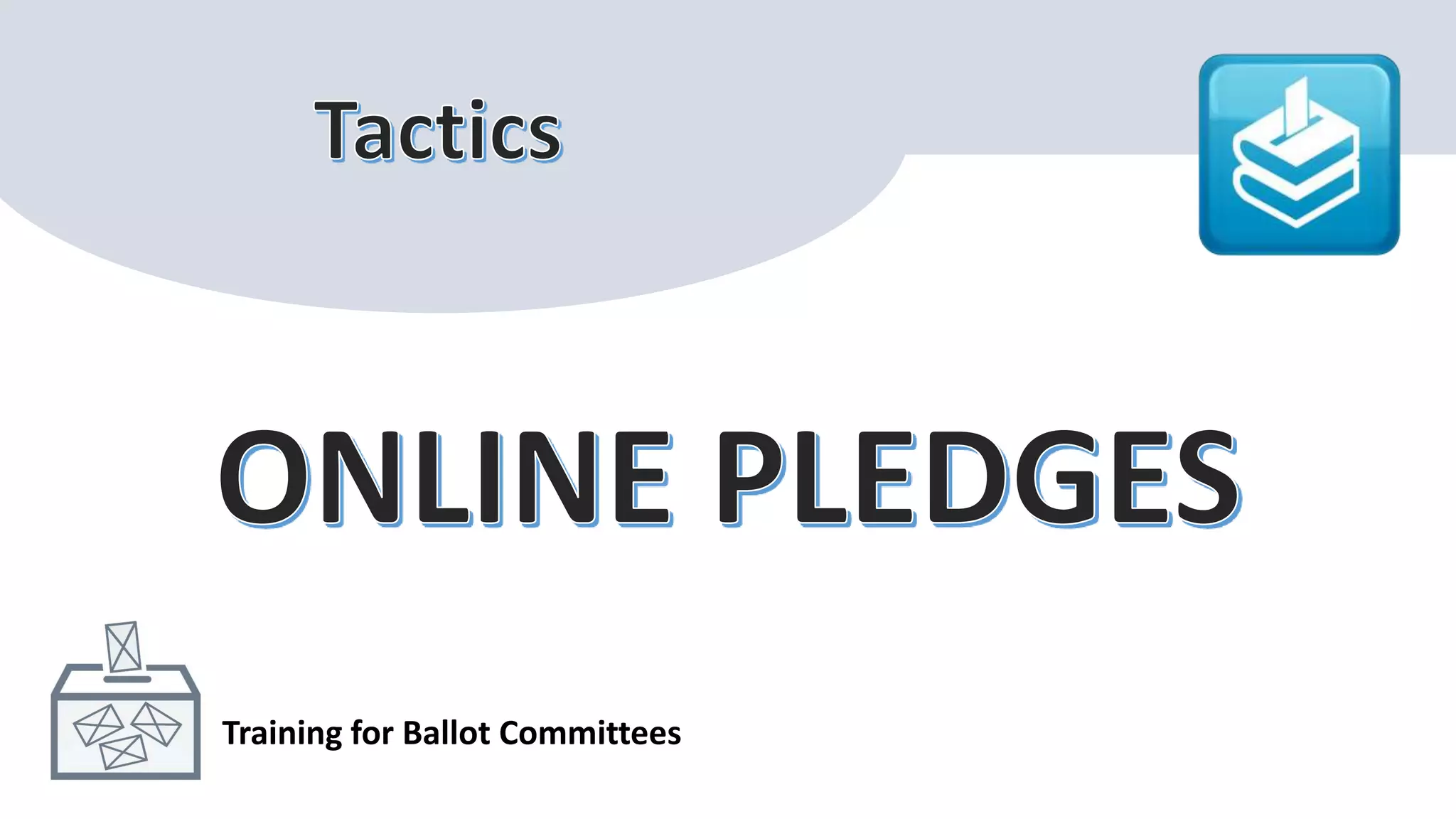 Training for Ballot Committees
 