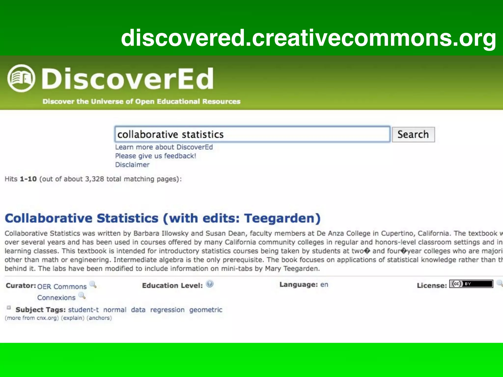 discovered.creativecommons.org
 