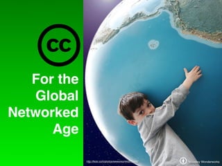 For the
   Global
Networked
      Age

             http://ﬂickr.com/photos/wwworks/440672445/
                                                          b                     e
                                                              Woodley Wonderworks
 