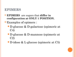 Intro to cho and monosaccharides | PPT