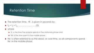 Introduction to chromatography | PDF