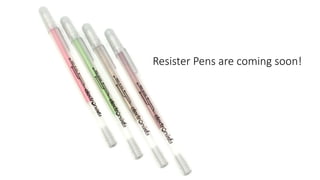 Resister Pens are coming soon!
 
