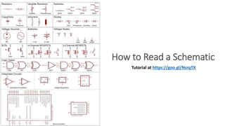 How to Read a Schematic
Tutorial at https://goo.gl/NsrqTX
 