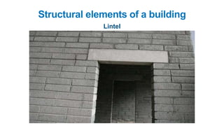Lintel
Structural elements of a building
 