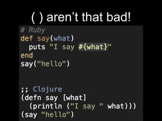 ( ) aren’t that bad!
 
