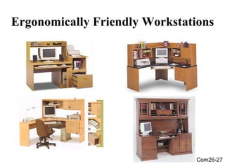 Ergonomically Friendly Workstations Com26-27 