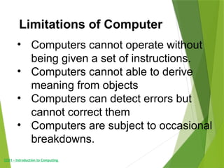 INTRO TO COMPUTING.pptx college first year | PPTX