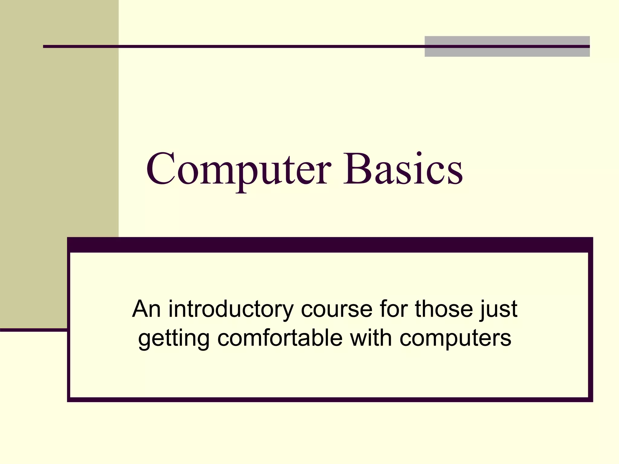 Intro to computing | PPT