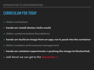 Intro To Containerization