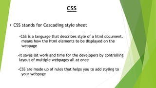 Intro to css | PPT